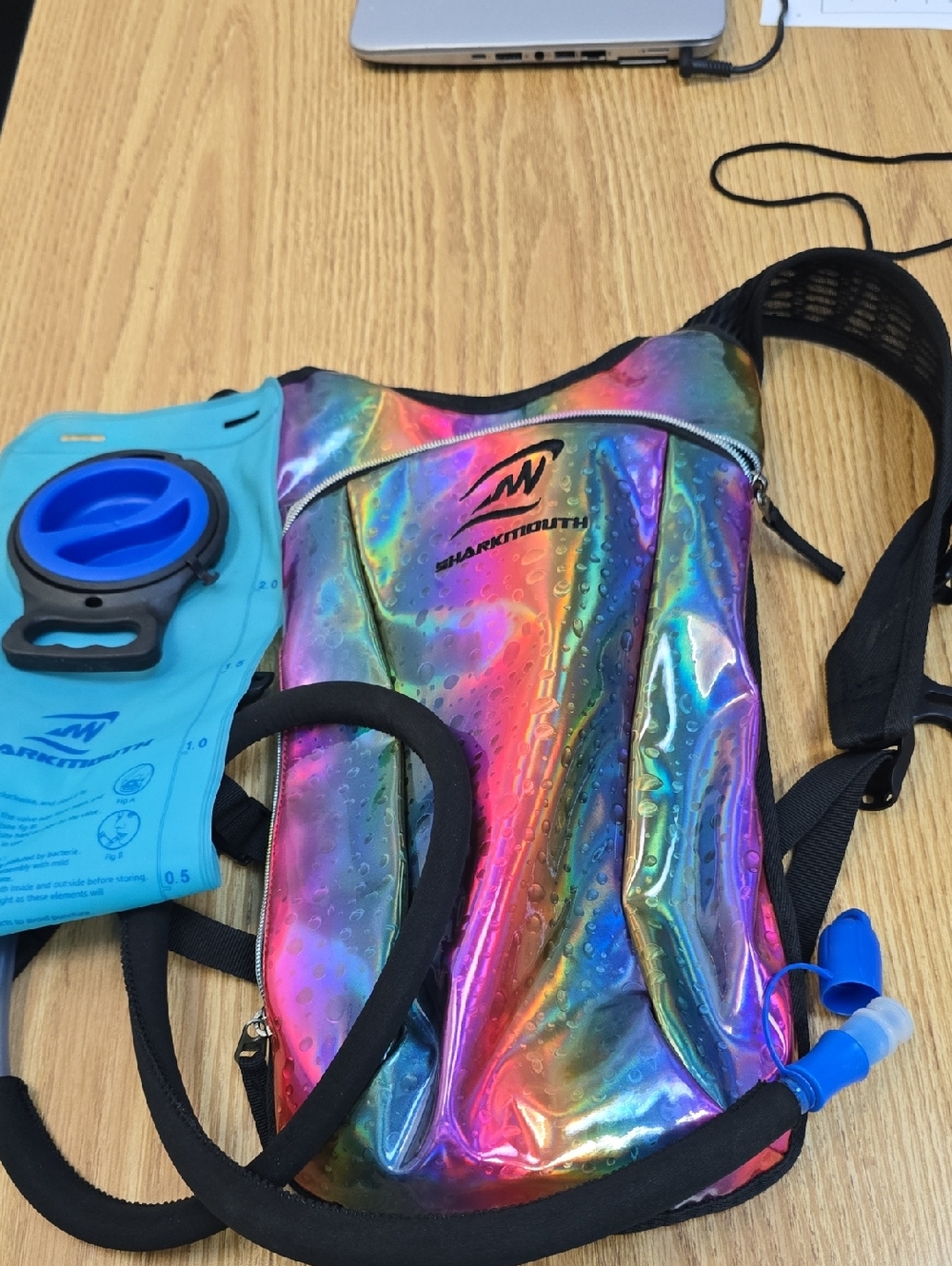 Iridescent Rainbow Hydration Backpack - Multi